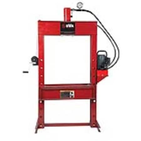 Bva Hydraulics 25 Ton 14 In HFrame Press With EPump, SA, IEPS2514 IEPS2514